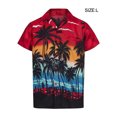 thumbnail image 3 of Minnieouse camisa de playa de manga corta casual de secado rápido vacaciones sueltas palm breasted ropa de playa de gran tamaño vacaciones de Type2 NO2, 3 of 6