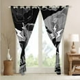 thumbnail image 4 of Black Grey Race Car 30%-50% Blackout Curtains Sports Car Curtains & Drapes Bedroom Decor Racing Car Window Curtains Cool Race Cars Gaming Window Treatments, 4 of 6