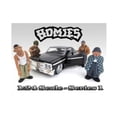 thumbnail image 1 of \ Homies \ Juego de figuras de 4 piezas para coches en miniatura a escala 1:24 de American Diorama. American Diorama 23949-23950-23951-23952, 1 of 1