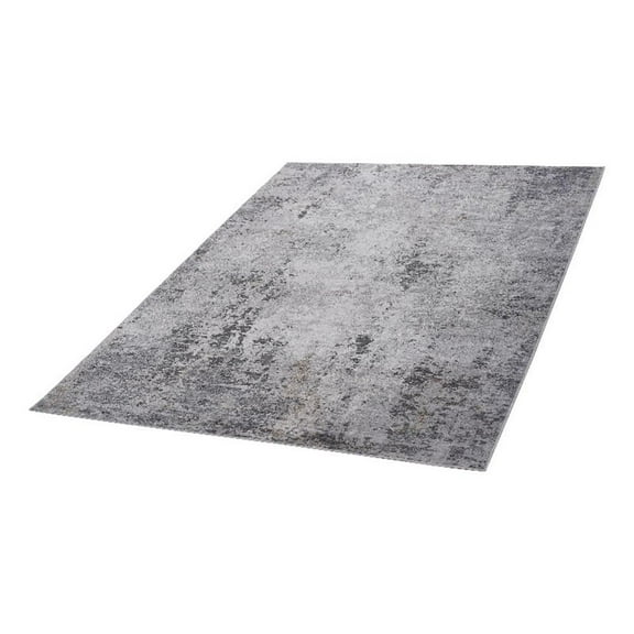 Usak Collection 6' x 9' Ivory/Sand Oriental Distressed Non-Shedding Area Rug