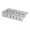 thumbnail image 2 of Ounissouiy Sillín de puente de guitarra, sillín rígido fijo de Metal de aleación de Zinc, carga superior, sillín ajustable impermeable Type2, 2 of 6