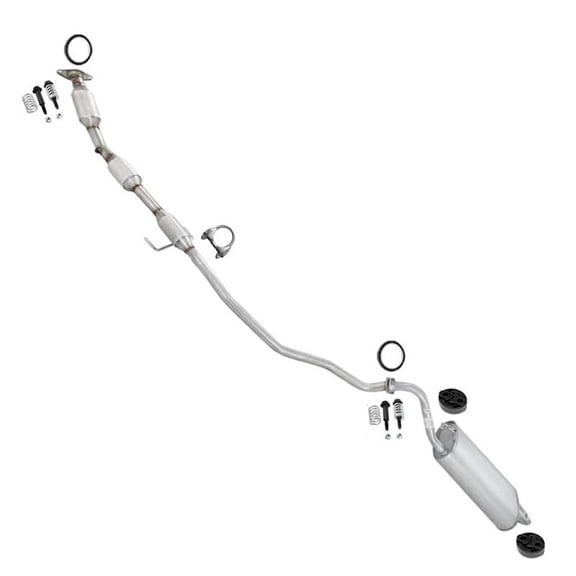 Northeastern Exhaust Catalytic & Muffler Fits 2014-2019 Toyota Corolla 1.8L - Direct Fit with EPA-Approved | Stainless Steel System Kit