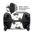 thumbnail image 4 of Xecao Dachshund Dog print Elastic Luggage Cover, with double-sided print , is perfect for travel, business, and daily use, 4 of 9