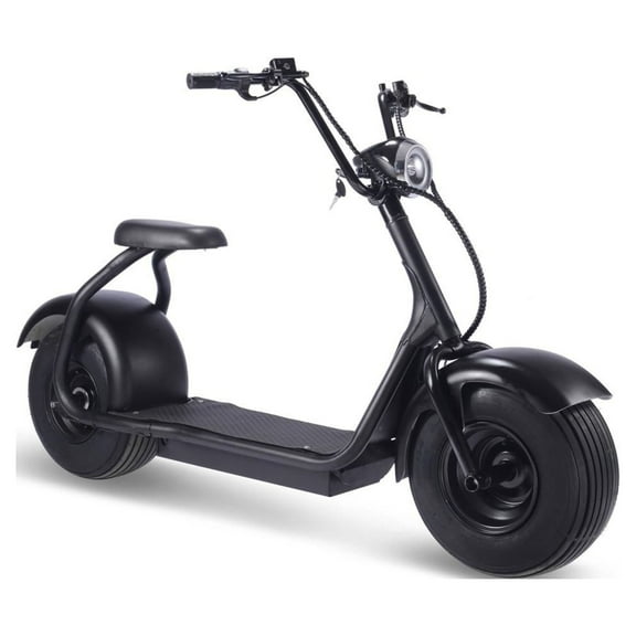 MotoTec Fat Tire 60v 18ah 2000w Lithium Electric Scooter Black