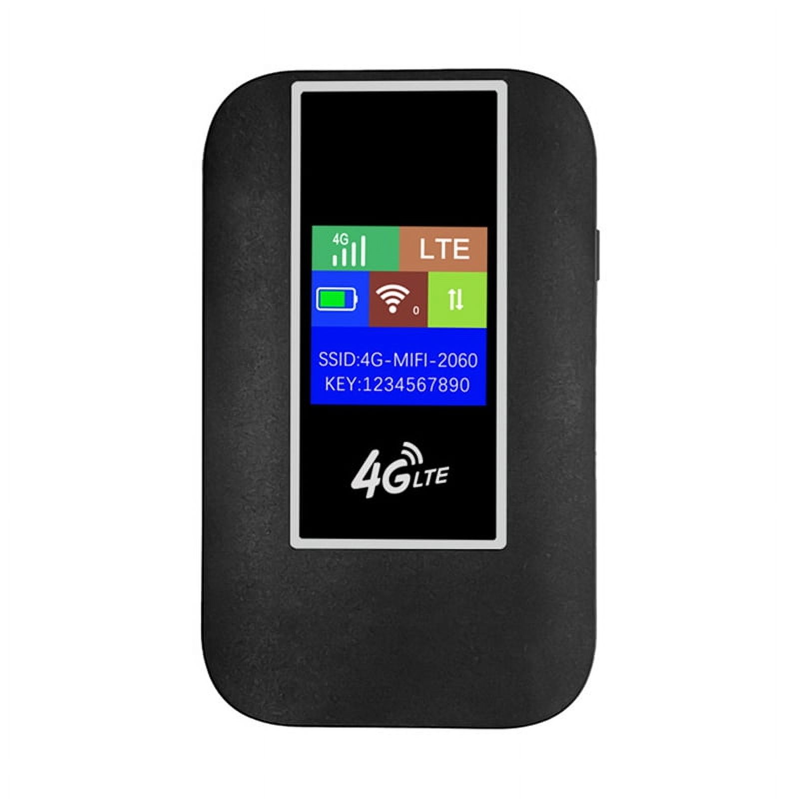 Draagbare H80 4G WiFi Hotspot - Mobiele Router 2400mAh Batterij - LED Display - Voor Auto & Buiten