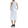thumbnail image 2 of maison Jules Womens Cotton Embroidered Shift Dress, White, X-Small, 2 of 2