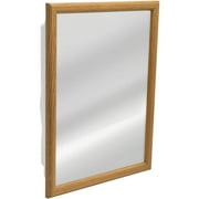 Zenith Home Corp Rectanglular Framed Medicine Cabinet, Oak