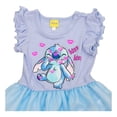 thumbnail image 3 of Vestido Disney para Niña con Textura Diseño Stitch Azul Talla 2, 3 of 4