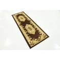 thumbnail image 3 of Unique Loom Versailles Medallion Motif Rug 2' 2 x 6' Runner Brown/Ivory, 3 of 6
