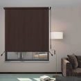 thumbnail image 5 of A-Lion Cordless 200 GSM HDPE Fabric Roller Blinds, Dark Brown, 6" x 8", 5 of 8