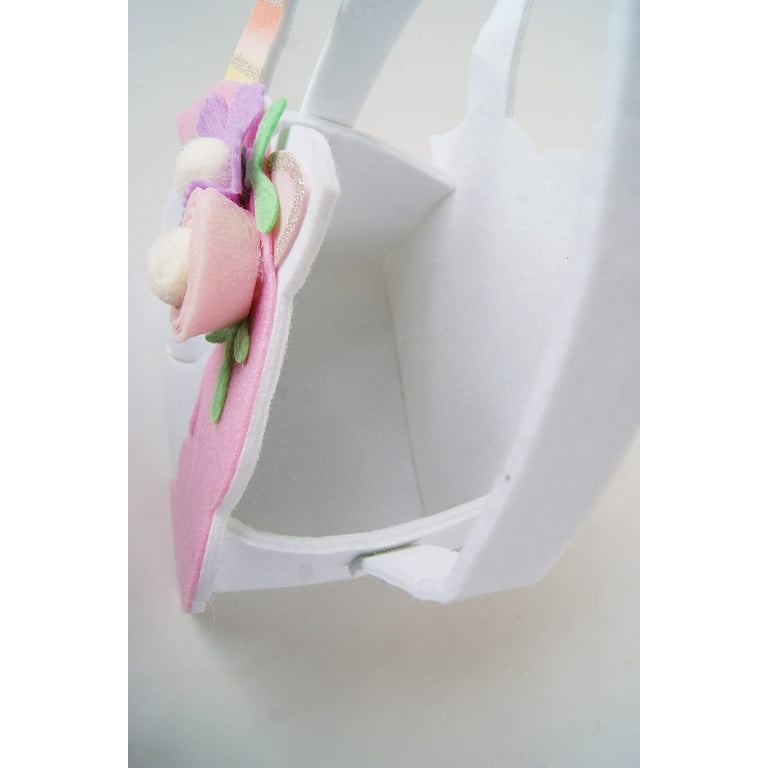 Spritz Felt Unicrorn Easter Indoor Decoration Basket 