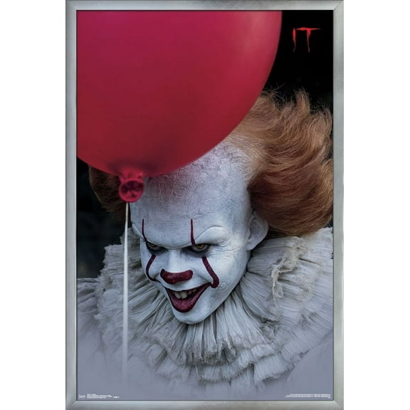 IT - Balloon Wall Poster, 22.375" x 34", Framed