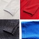 thumbnail image 4 of Jumpingount Deporte manga larga cuello transpirable Color sólido ropa deportiva ligera resistencia al desgaste Durable trotar montañismo Camisetas Rojo, 4 of 6