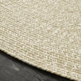 thumbnail image 4 of BNM Indoor/ Outdoor Multihued Oval Rug, 5' x 8', Cream- White, 4 of 6