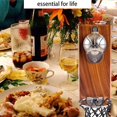 thumbnail image 3 of Abridor de botellas vintage de madera para pared con recolector de tapas, 3 of 5
