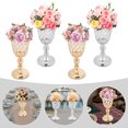 thumbnail image 5 of Dwellnix K9 Crystal Vase Flower Vase Wedding Flower Vases Iron EVA Home Dining Table, 5 of 7