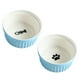 thumbnail image 1 of Laklulu 2 cuencos de cerámica para gatos, comedero para mascotas, cuenco de alimentación de comida y agua para gatitos y cachorros, 1 of 5