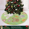 thumbnail image 6 of FMSHPON Easter Xmas Christmas Tree Skirt Stand Mat for Holiday Party Decoration Indoor Outdoor 48 inches, 6 of 6