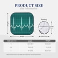 thumbnail image 3 of Wukai ECG Wave Car Front Windshield Sun Shade,Sun Visor Shield Block Automotive Interior Protector Blocks UV Rays-Medium, 3 of 6