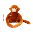 thumbnail image 3 of TOPRenddon Monkey Plush Stuffed Animal,Hanging Stuffed Animal Monkey with Long Hands for Girls Boys Christmas Valentine's Day, 3 of 6