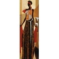 thumbnail image 2 of Mallett, Keith 7x14 White Modern Wood Framed Museum Art Print Titled - Malaika, 2 of 4