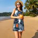 thumbnail image 3 of Balery Halloween Vestidos de verano para mujer con estampado: vestido holgado sin mangas, vestido playero informal y cómodo para días calurosos., 3 of 7
