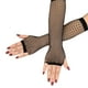thumbnail image 4 of 1 par de guantes de red sin dedos, elásticos y cómodos, para mujer, para celebraciones de fiestas, color negro, 4 of 10