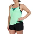 thumbnail image 5 of ZeroXposur Ladies Light Weight 4-Way Stretch Solid 2For Top Swimsuit (Scallop, XL), 5 of 9