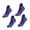 Purple, variant on Zoyueyie 2 Pairs Non-slip Open Instep Socks Women Cotton Yoga Socks Indoor Breathable Fitness Socks (Purple)