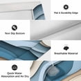 thumbnail image 6 of Blue Beige Ombre Outdoor Rug for Patio/Deck/Porch, Non-Slip Large Area Rug 5 x 7 Ft, Geometric Moire Abstract Modern Indoor Outdoor Rugs Washable Area Rugs, Reversible Camping Rug Carpet Runner, 6 of 8