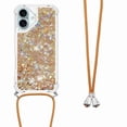 thumbnail image 1 of Funda FOXDOCK para iPhone 16 Plus con Cuerda Ajustable, Brillo Líquido, Protección Antigolpes y Lente – Ideal para Regalo, 1 of 6
