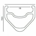 thumbnail image 2 of Velocity Rim Vel 650B 584X18 A23 36 Sl/Msw, 2 of 2