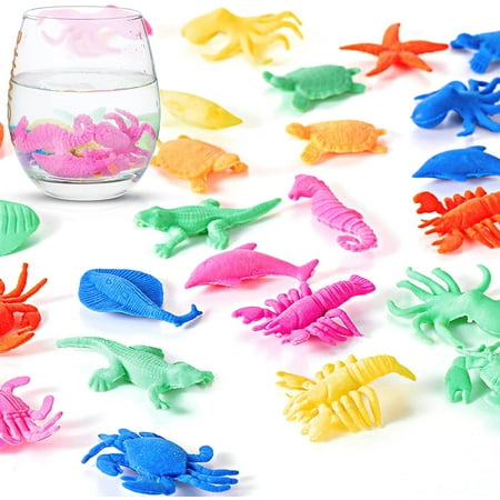 48 Pieces Water Growing Animals Toys Aquatic Animals Toys Set Water Growing Sea  Creatures Aquatic Sea Creatures Toy Colorful Water Expanding Sea Creatures  for Boys Girls Party Favors,  x  Inches | Walmart Canada