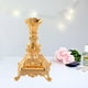 thumbnail image 4 of Candelero moderno Florero artificial Adorno de boda Oro Sunnimix Porta vela, 4 of 8