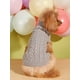 thumbnail image 1 of 1pc European & American Pet Clothing New Style Stand Collar Solid Color 3d Braided Design Teddy Bear Sweater - Pink, 1 of 4