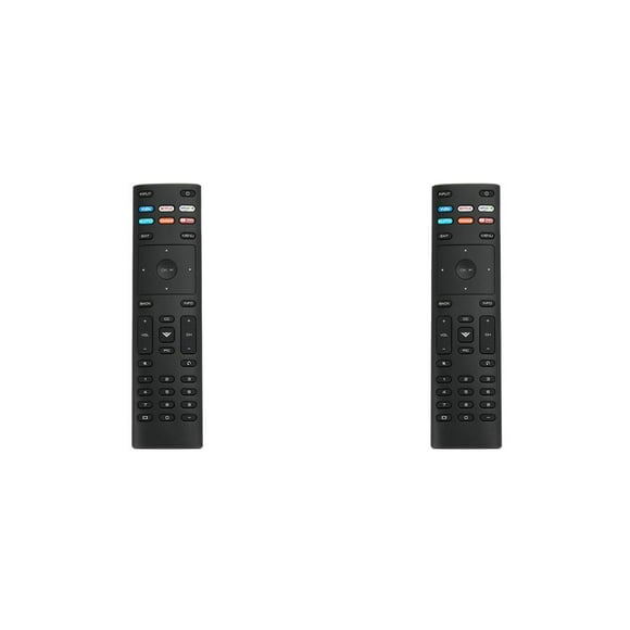 Transemion Smart TV Remote Control for Vizio XRT136 Replacement for Vizio SmartCast E Series Smart TV black 170x45x15mm 2Set