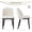 Linen | Beige | 2 Pcs, variant on Set of 2 Upholstered Dining Chairs – Modern Linen Chairs with Thick Cushions, Wooden Legs, 300 Lbs Capacity, for Kitchen, Dining Room & Living Room, Beige