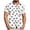 Z20 White, variant on Erwazi Men's Hawaii Printed Cotton Linen Shirt Short Sleeve Collared Button Down Casual Shirt with Chest Pocket