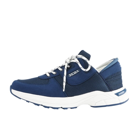 Zeba Men's Hands Free Slip-On Walking Shoes (Royal Navy, 9)