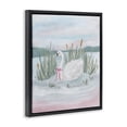 thumbnail image 2 of Stupell Industries Rustic Lodge Swan Serenade on Lake Black Floating Frame Canvas Art, 17 x 21, by Adreane Fippinger, 2 of 8