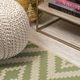 thumbnail image 6 of JONATHAN Y SANTA MONICA 2 x 10 Runner Rug, Sintra Diamond Tribal - Green/Cream, SMB116B-210, 6 of 10