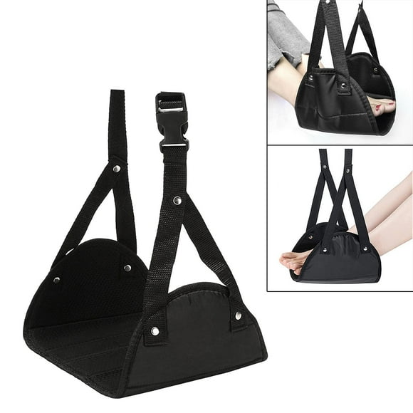 Footrest, Travel Adjustable Rest to Your Feet Memory Foam Foot Hammock for Trip, Plane, , Flying