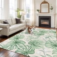 thumbnail image 3 of Rectangle Area Rug 5x8ft,Summer Green Leaves Starfish Water Drop Washable Carpet Non-Slip Runner Accent Rugs Indoor Floor Mat for Bedroom Living Room Decor,Underwater World, 3 of 9