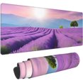 thumbnail image 1 of Romantic Purple Lavender Large Gaming Mousepad Waterproof NonSlip Desk Mat (12" x 31.5") for Home Office Work, Keyboard Pad Essentials, Calming and Elegant, 1 of 6