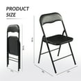 thumbnail image 3 of FlexWave Folding Chair Adult version Set，Includes 2 Folding Chairs，for Home, Game Night, Picnic, or Party, 3 of 7