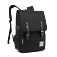 thumbnail image 3 of Mochila para portátil con puerto de carga USB, bolsa de negocios vintage resistente a desgarros para viajes, universidad, escuela, mochilas informales para hombre, mujer oso de fresa  vestir, 3 of 3