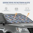 thumbnail image 4 of Windshield Sun Shade, Coconut Tree Suv Foldable Car Sun Shade Windshield For Front, 2 Pieces, 4 of 4