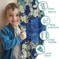 thumbnail image 3 of Blackout Kids Curtains,Pioneer Flower Floral Print Pattern Childrens Insulated Curtains Set Of 2,Bedroom Essentials,Toddler Room Decor 42"x54", 3 of 5