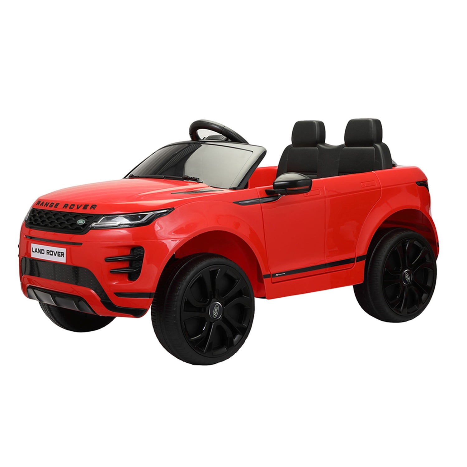 CIPACHO Licensed Land Rover 12V Car for Kids, Ride on Cars with 2.4G Remote Control, Double Doors, LED Lights, Red