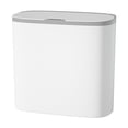 thumbnail image 1 of Motion Sensor Trash Can, Wall-mount Slim Automatic Garbage Can With Lid, 3.7 Gallon Waterproof Touchless Smart Trash Bin For Bathroom Office, 1 of 11